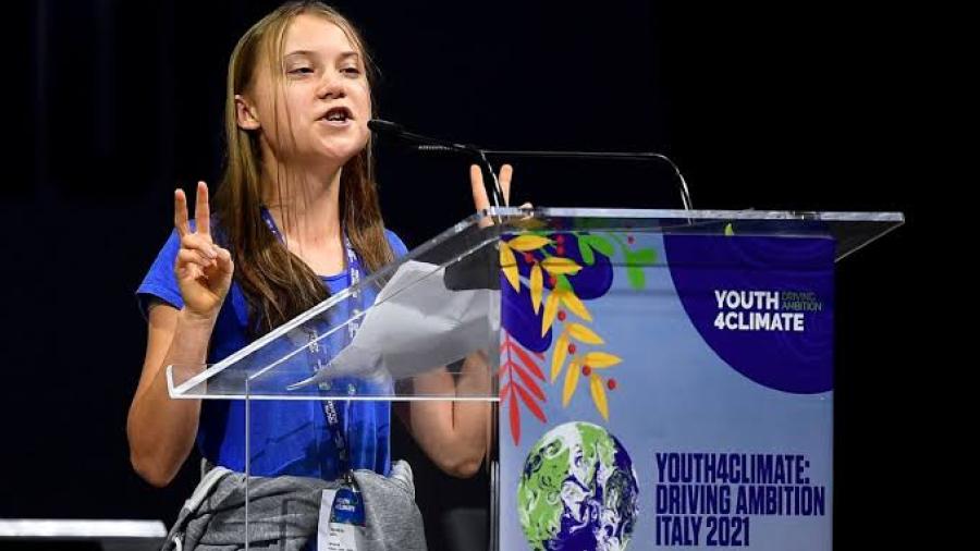 Greta Thunberg critica a líderes mundiales por cambio climático