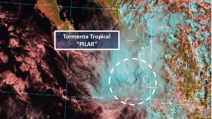 Se ubica tormenta tropical Pilar cerca de Jalisco y Nayarit