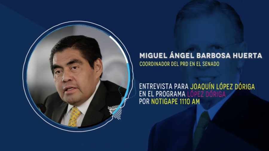 Asegura Barbosa que apoyo a AMLO no es oportunista