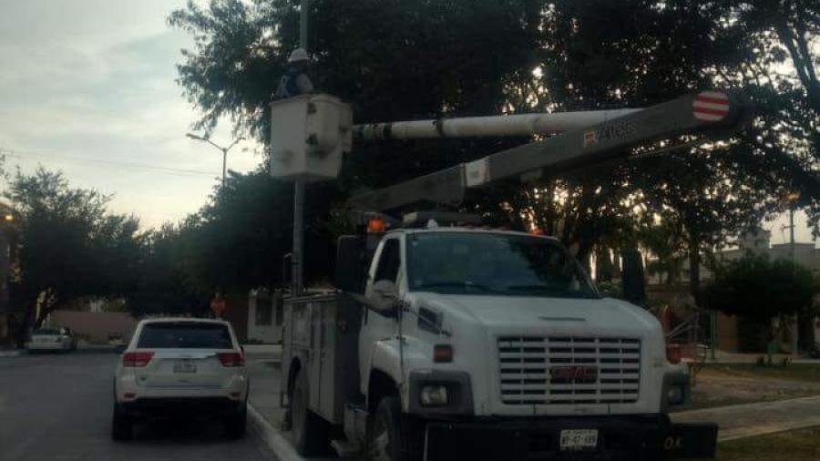 Ilumina Gobierno de Reynosa calles, plazas y colonias