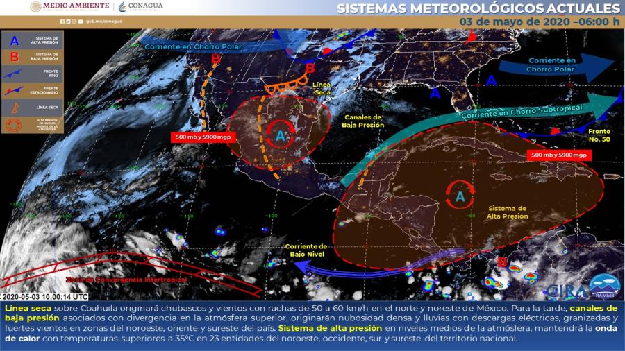 Lluvias puntuales fuertes con descargas eléctricas