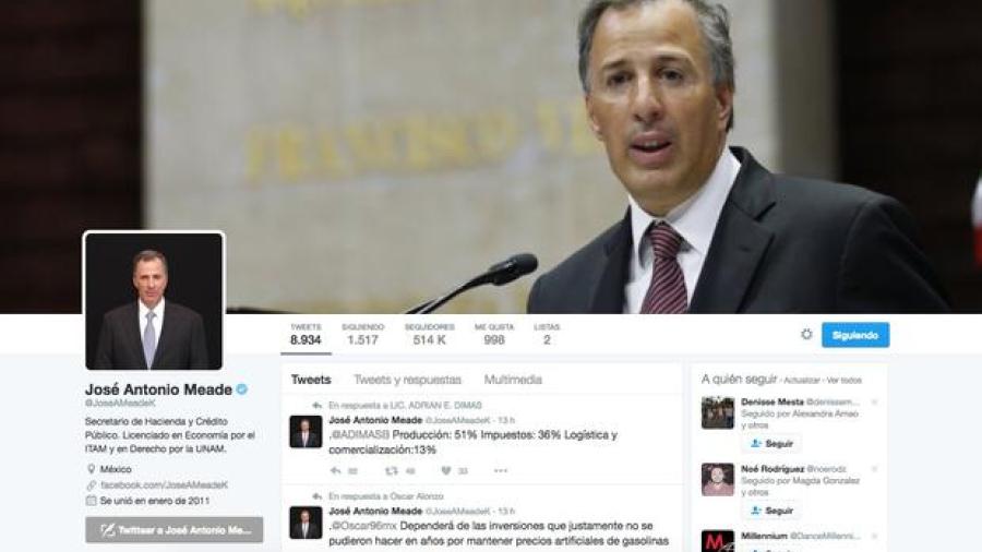 Usa Twitter Meade para explicar el "gasolinazo"