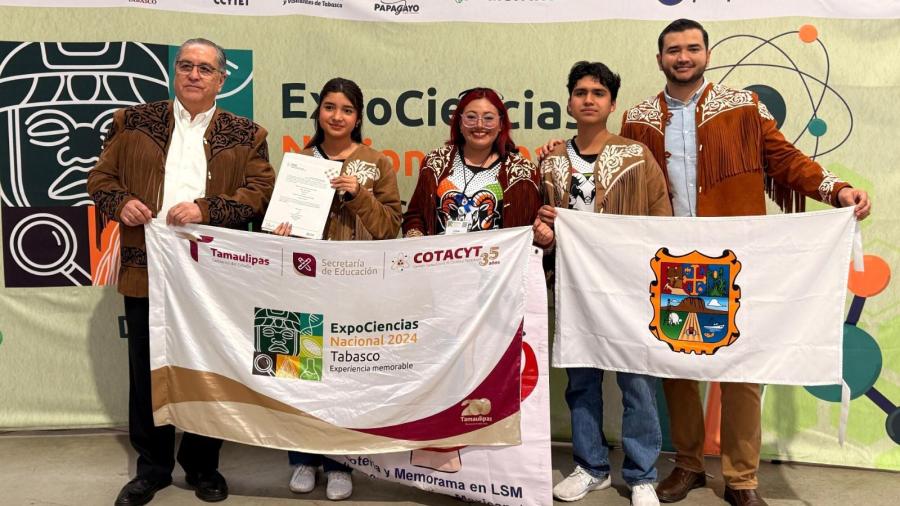Ganan estudiantes tamaulipecos su pase a certámenes internacionales de ciencia en el 2025