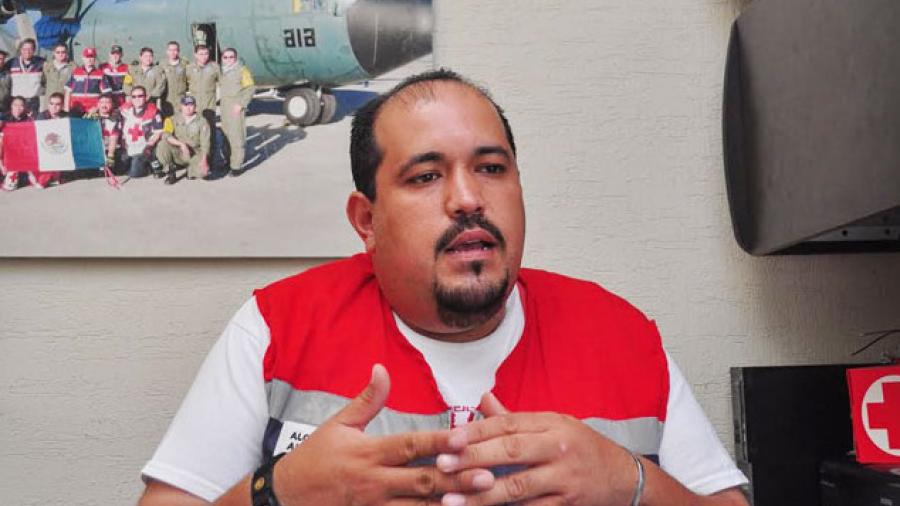 Apoya Cruz Roja Tamaulipas labores de rescate en CDMX