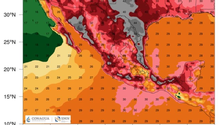 Finaliza tercera onda de calor en México , pero Tamaulipas se mantendrá encima de los 40 grados