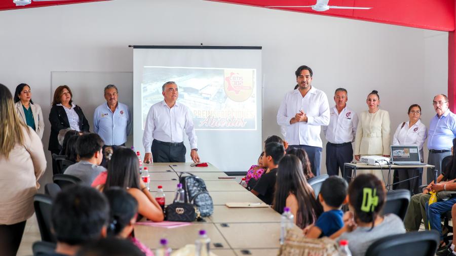 Supervisaron Alcalde Carlos Peña Ortiz y Director Nacional de DGETI Rolando de Jesús López Saldaña, nuevo CBTIS 302