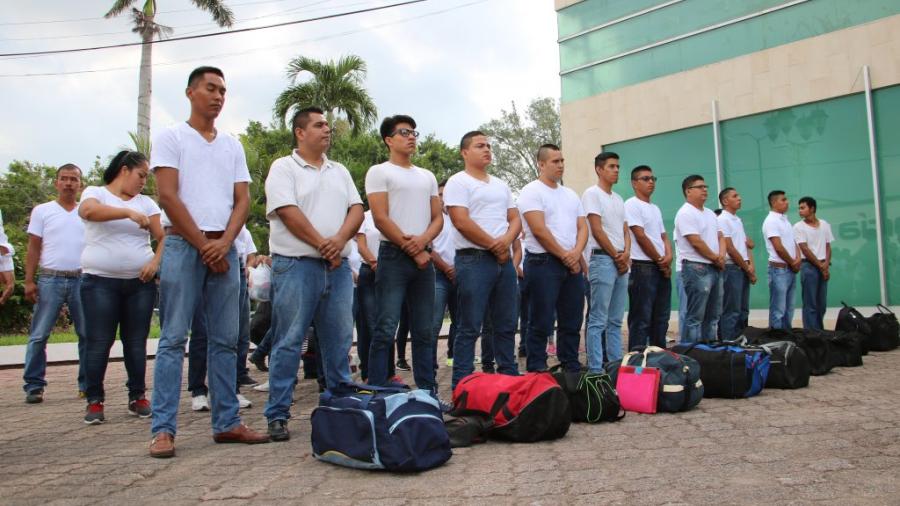 Apoya Ayuntamiento a nuevo bloque de aspirantes a Policías Estatales