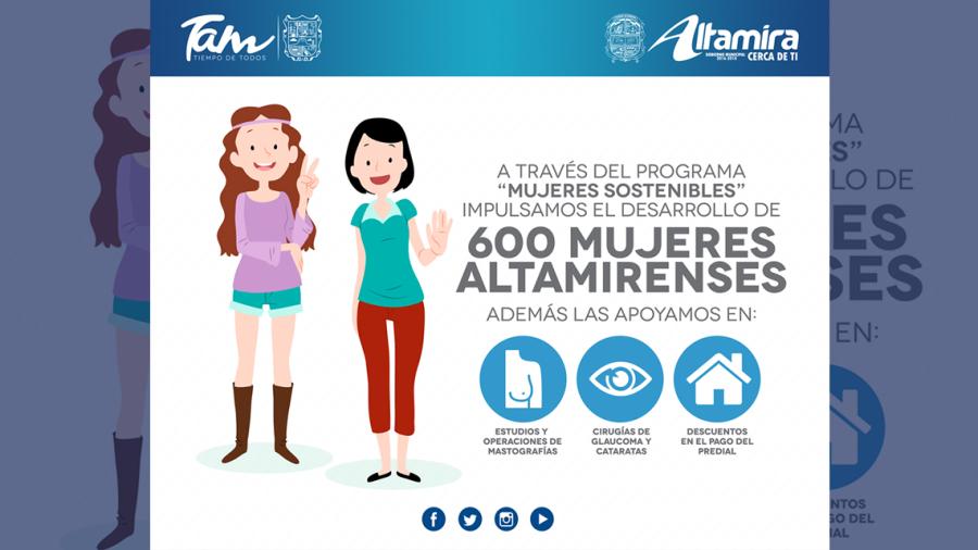 Ayuntamiento apoya con programa &ldquo;Mujeres sostenibles"