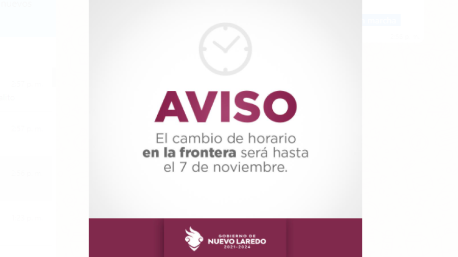 Exhortan a no confundirse por cambio de horario