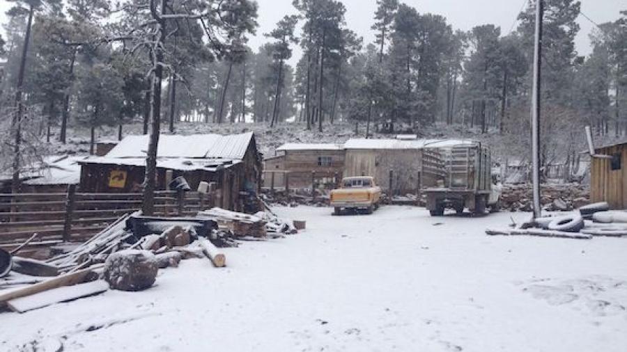 Reporta Conagua temperatura de menos 8.5 grados en La Rosilla, Durango