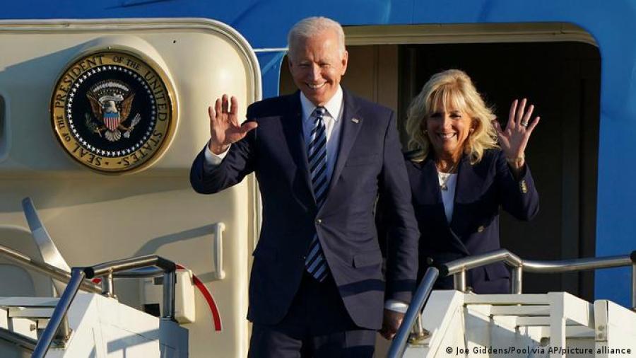 Joe Biden llega a cumbre G7 para restaurar alianzas