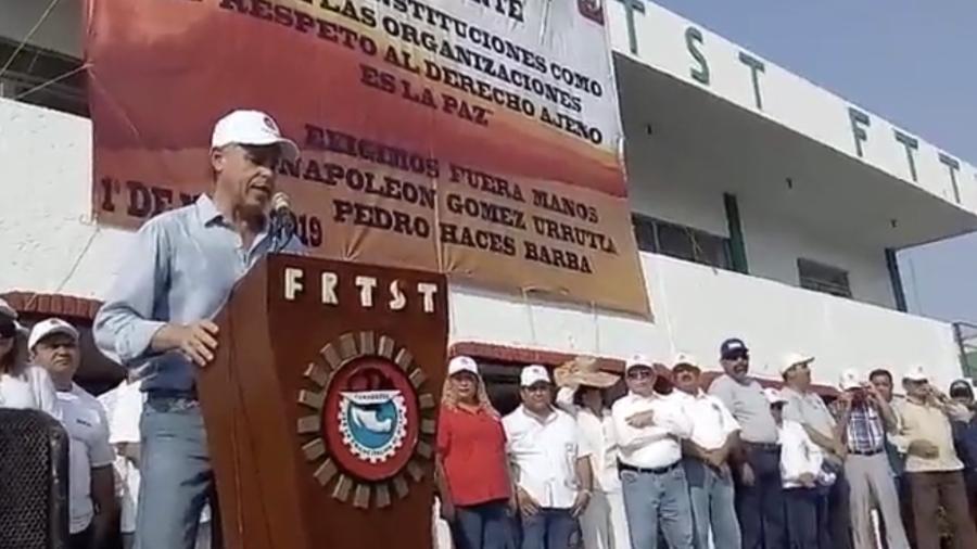 Todo mi respaldo para la clase trabajadora: Chucho Nader