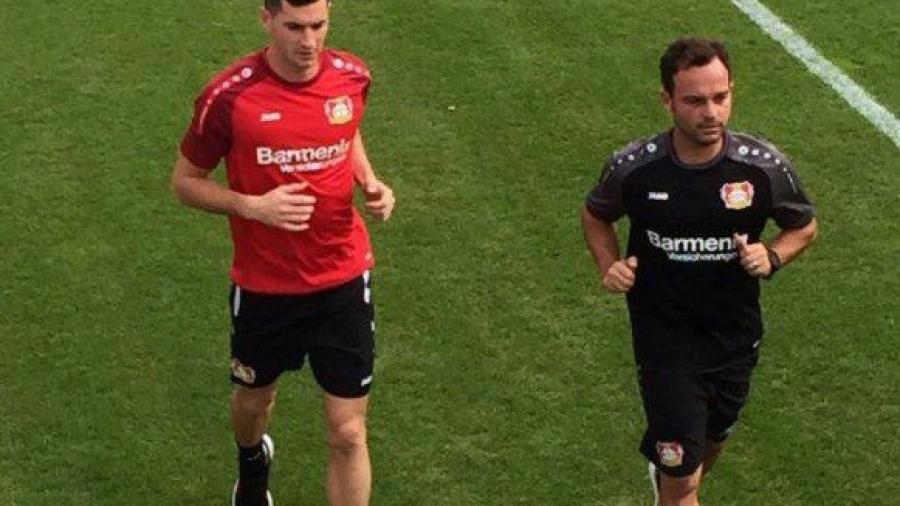 Lucas Alario ya entrena con su nuevo club