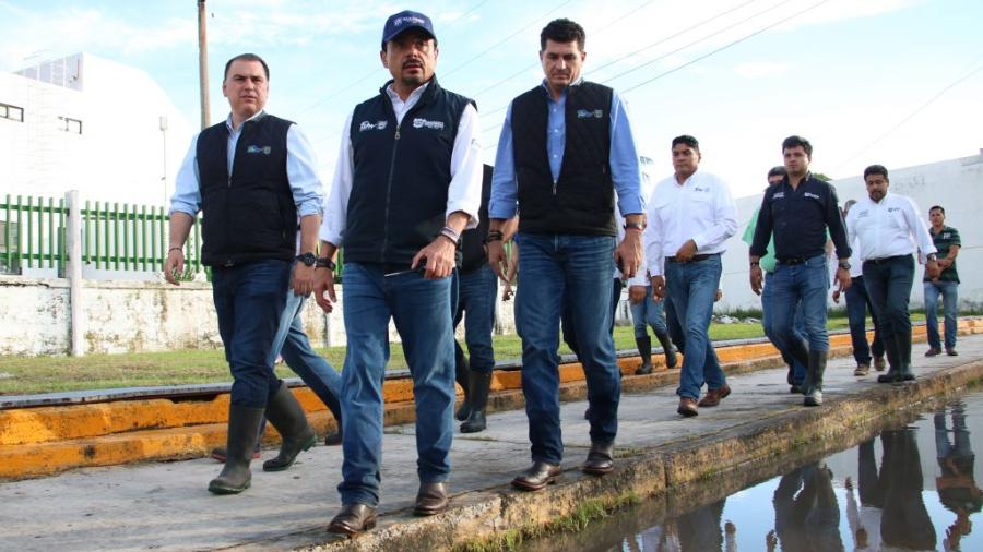 Supervisan colonias afectadas por lluvias