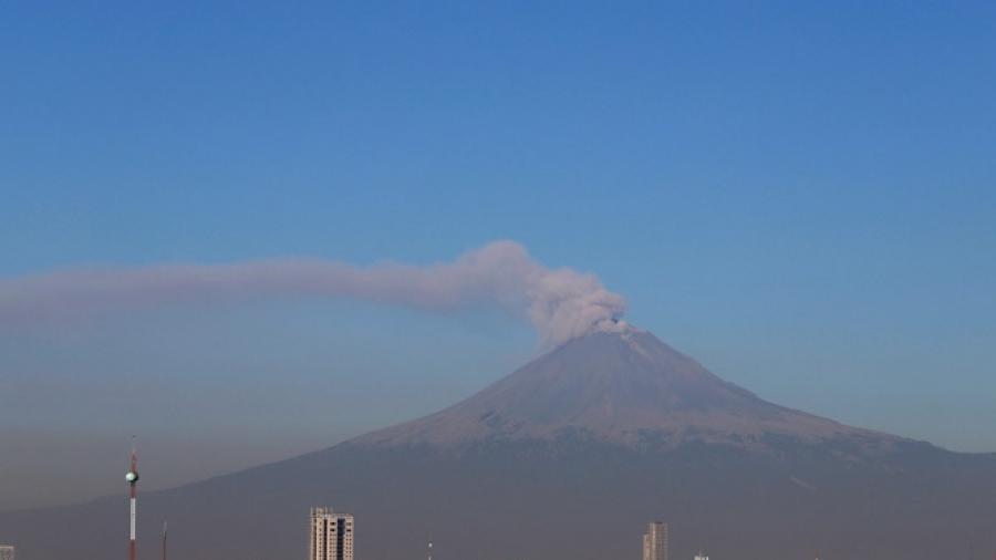 Actividad “distinta” del Popocatépetl provocó cambio a Fase 3: PC