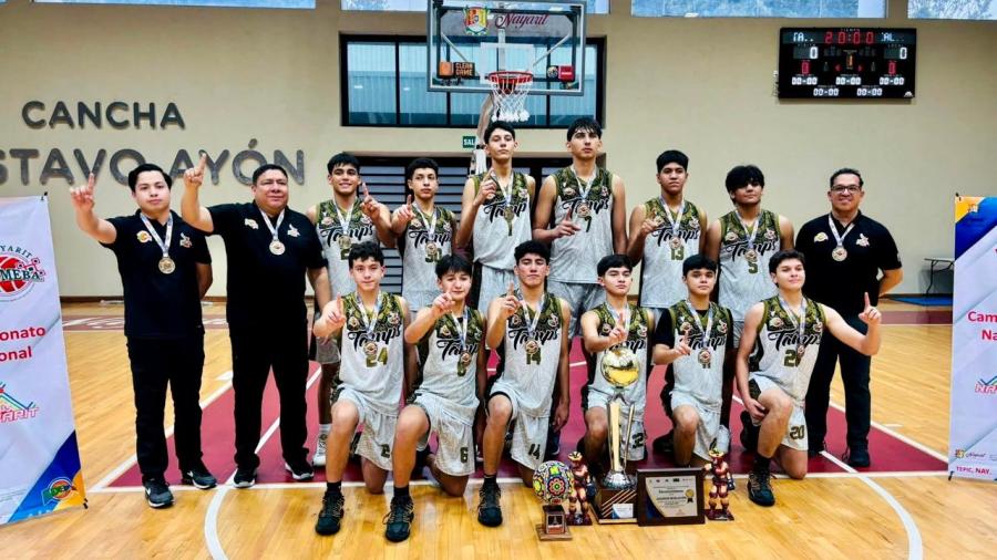 Tamaulipas se corona campeón nacional de basquetbol SUB-15 