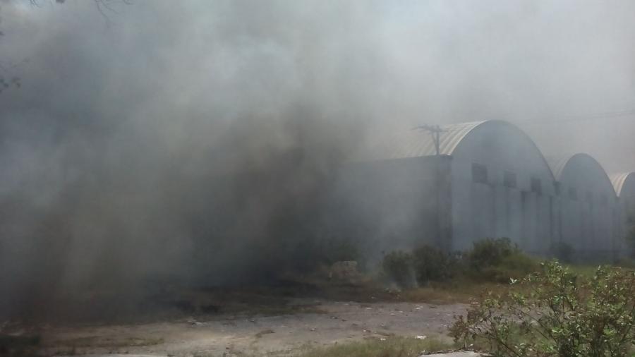 Incendio en instalaciones de Pemex