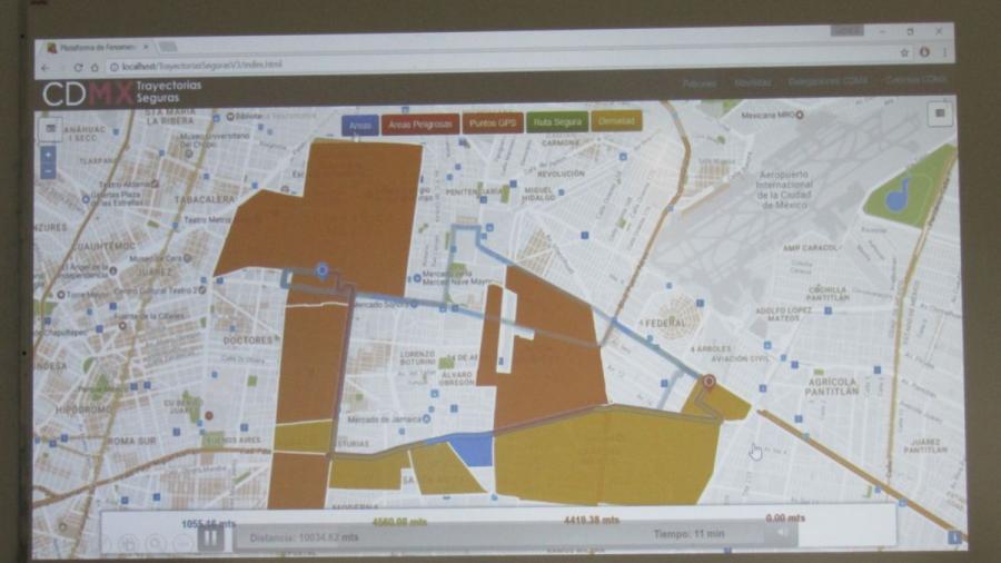 Software de identificación de rutas seguras ante delitos es desarrollado