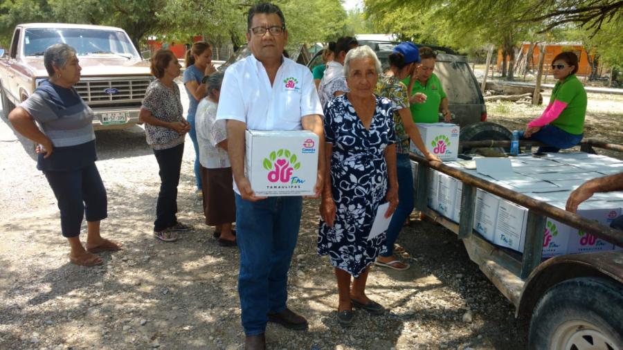 DIF Tamaulipas da apoyos de la Canasta Básica Familiar
