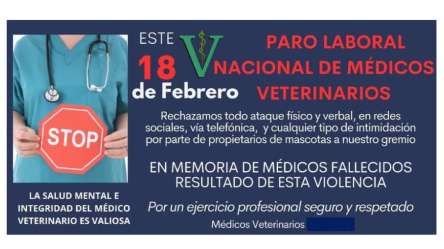 Reynosa se suma al Paro Nacional de Veterinarios para exigir justicia