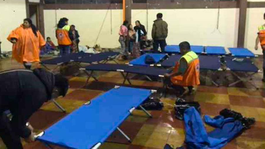 Más de ocho mil personas acuden a albergues por el frío en Guatemala
