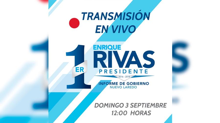 Ayuntamiento invita a "Transmisión en Vivo" del Informe de Gobierno