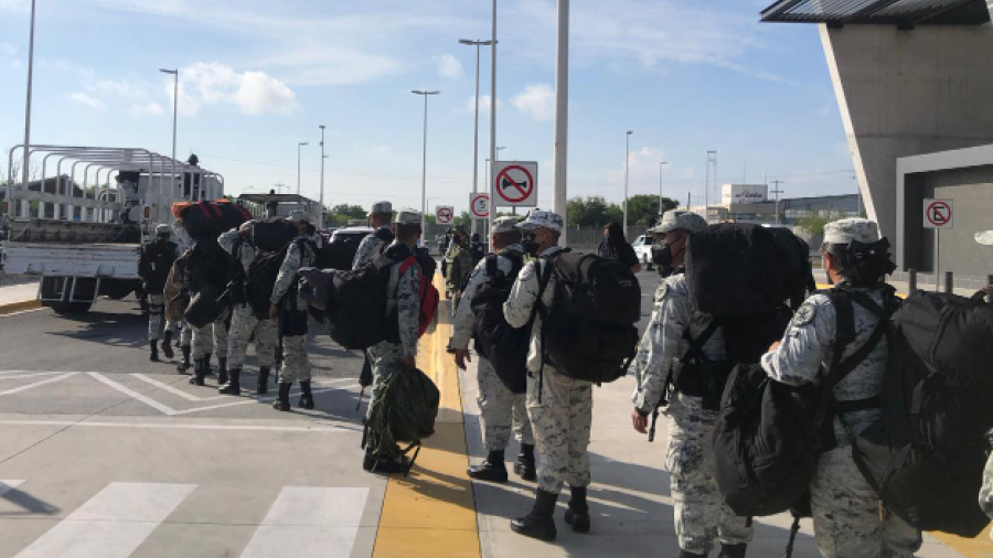 Arriban refuerzos de Guardia Nacional a puentes internacionales de Tamaulipas 