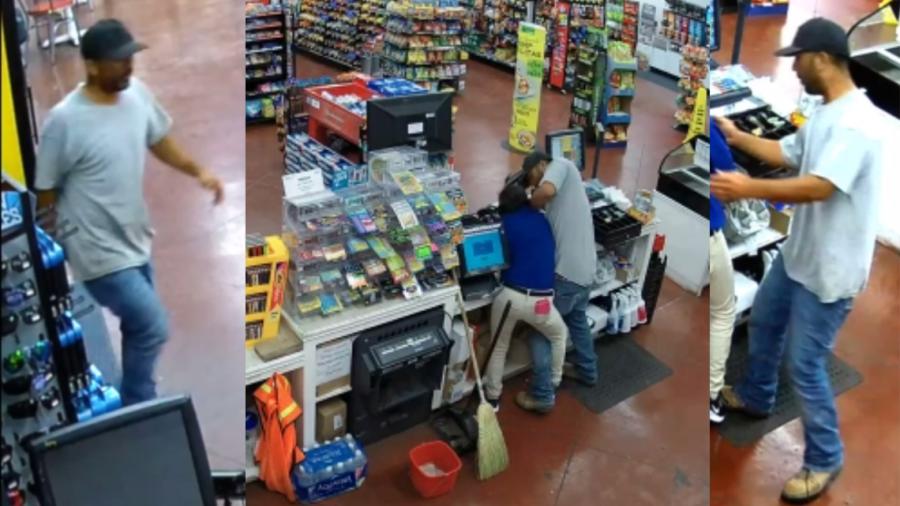 Cámaras de seguridad captan un robo en tienda de conveniencia