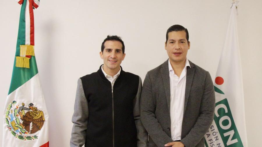 Se reúne INDE Tamaulipas con Rommel Pacheco, director de la CONADE 