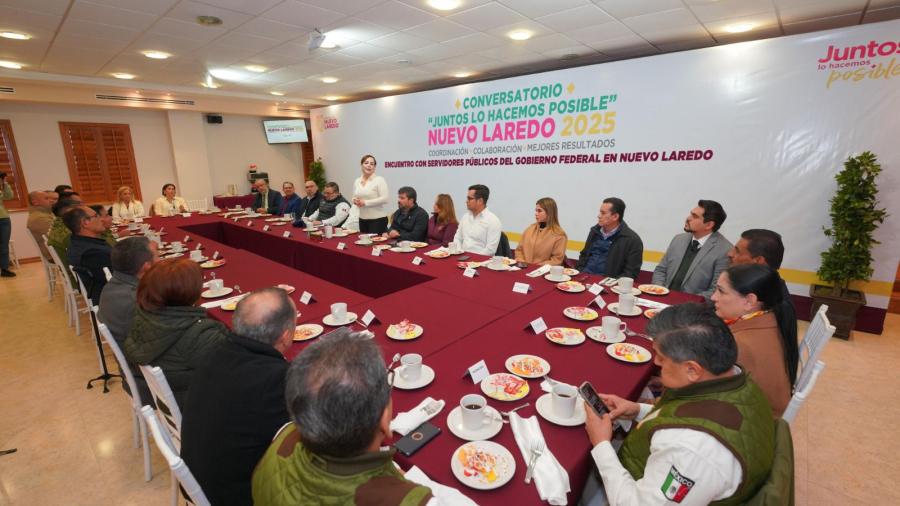 Refrendan alcaldesa Carmen Lilia Canturosas y funcionarios federales compromiso con bienestar de neolaredenses