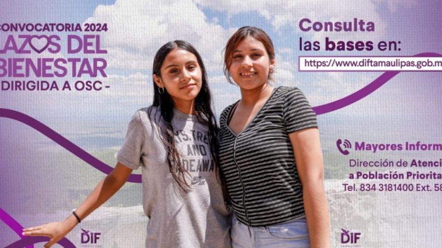 Convoca DIF Tamaulipas a presentar iniciativas para el programa Lazos del Bienestar