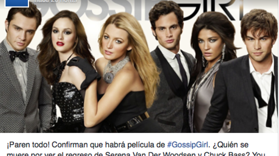 Gossip Girl llegará a la pantalla grande