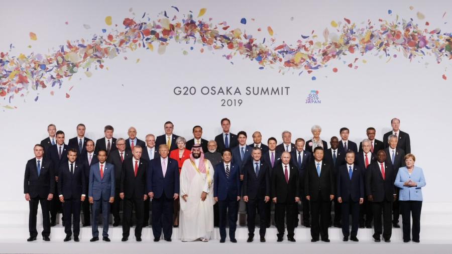Los líderes del G20 se reúnen en Japón