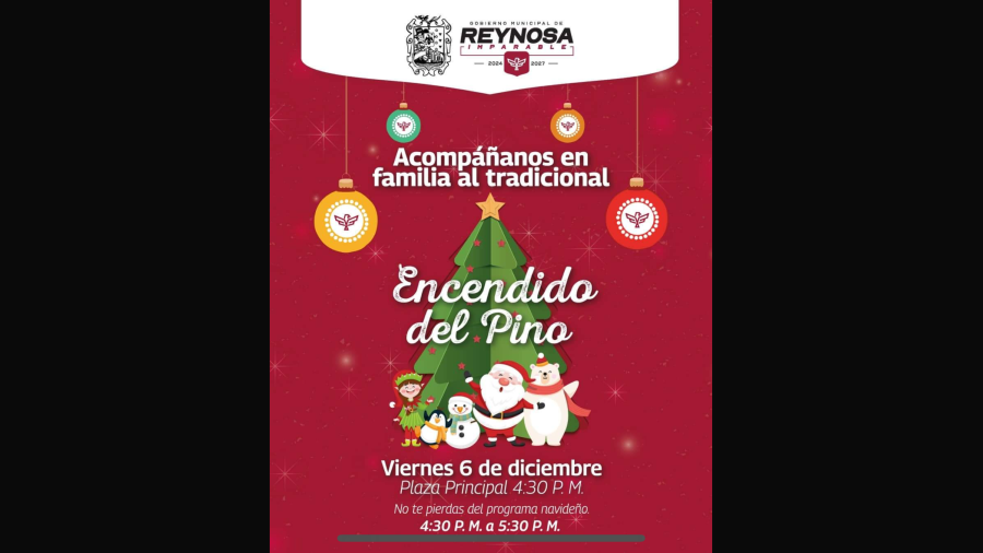 Celebra con el Alcalde Carlos Peña Ortiz una temporada navideña imparable en Reynosa