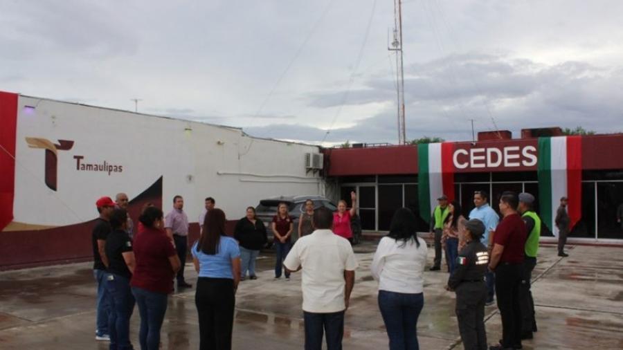 Participan CEDES de Tamaulipas en Simulacro Nacional 2025