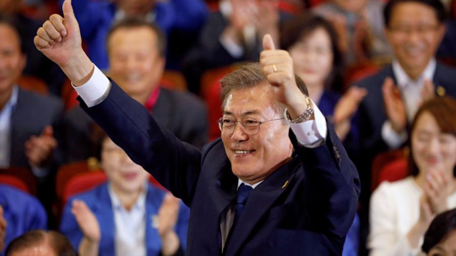 Moon gana las elecciones presidenciales en Corea del Sur