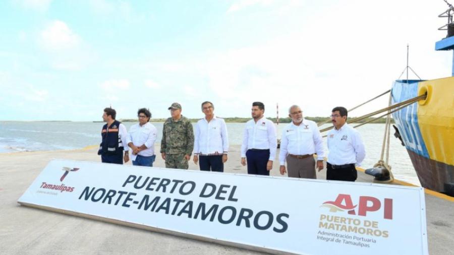 Supervisa gobernador avances del Puerto del Norte en Matamoros