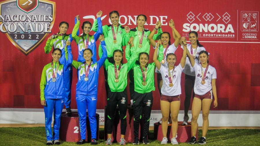 Cierra atletismo de Tamaulipas con más medallas en Nacionales CONADE 2022
