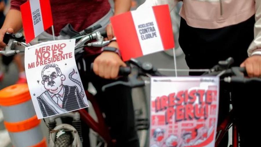 Presidente Interino de Perú, Manuel Merino dimite del puesto