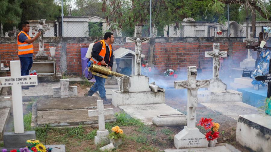 Supervisó Alcalde Carlos Peña Ortiz panteon municipal