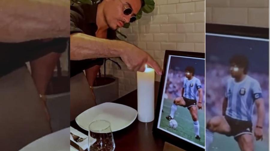 Salt Bae reserva una mesa a Maradona ‘para siempre’