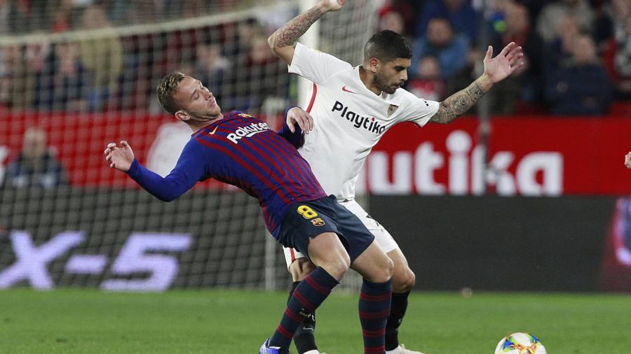 Sevilla le pega al Barça en Copa del Rey