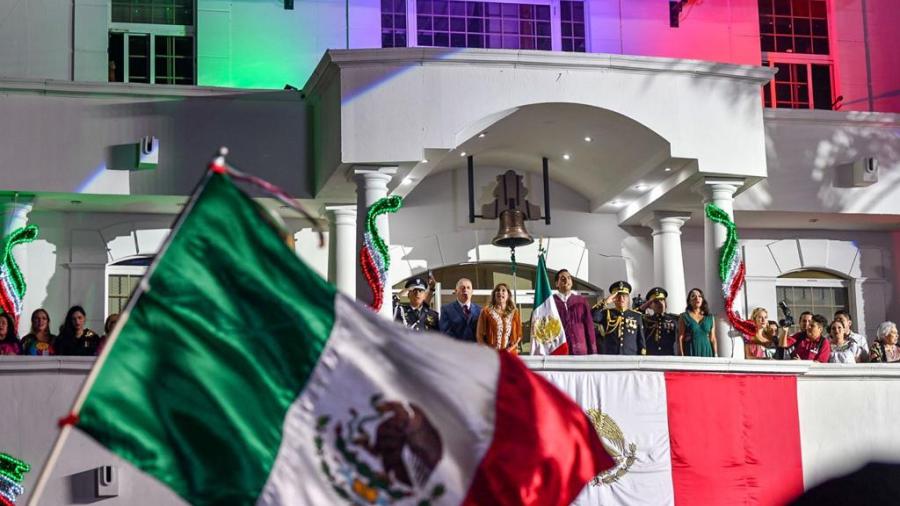 Más de 30 Mil personas celebraron el Grito de Independencia con el Alcalde de Reynosa 
