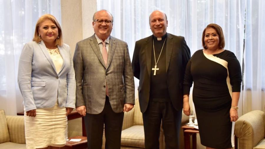Franco Coppola se reúne con los tres poderes de Morelos