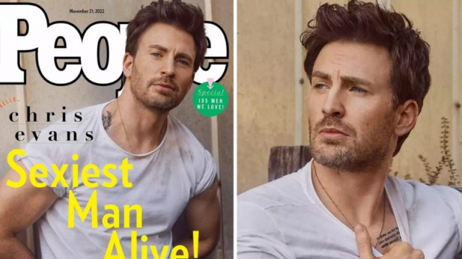 Nombran a Chris Evans el "hombre vivo más sexy" de 2022