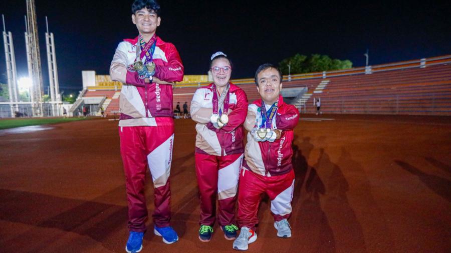 Triunfan atletas paralímpicos tamaulipecos en el certamen CONADE 2022