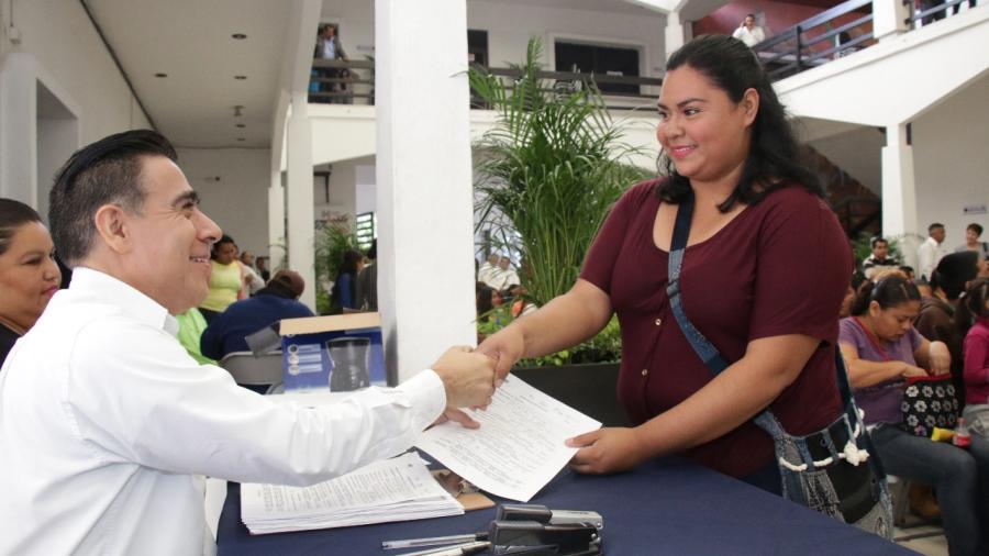Inauguran Micro Feria de Empleo en El Mante Tamaulipas