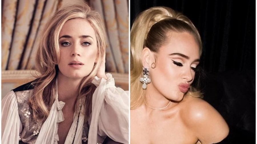 ¿Emily Blunt o Adele? Redes sociales las confunden