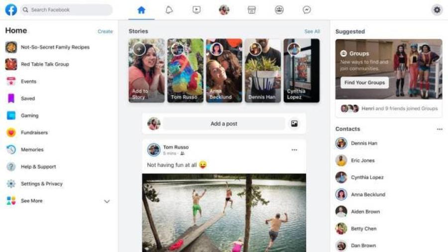 Facebook se despide de su diseño clásico a partir de septiembre
