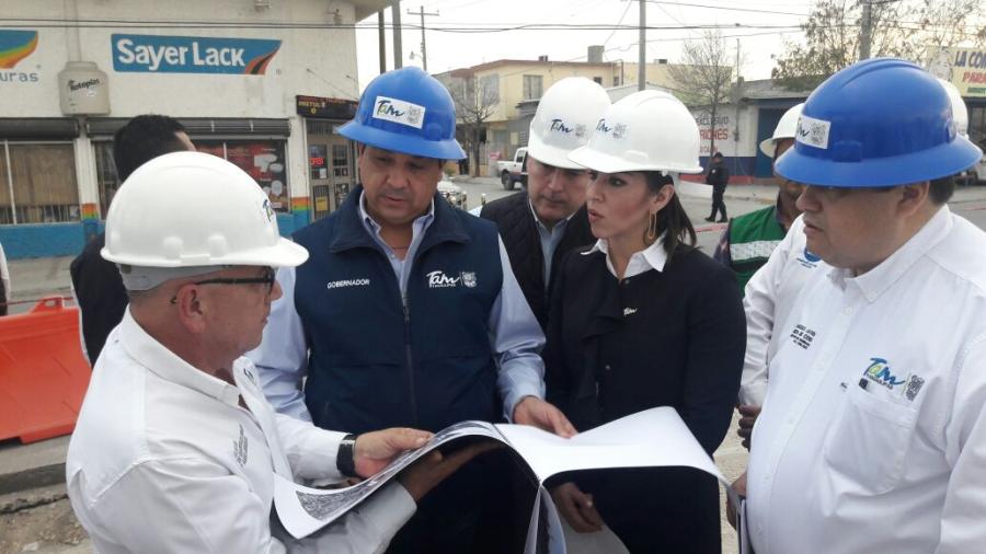 Supervisa Gobernador avance de obra en Reynosa